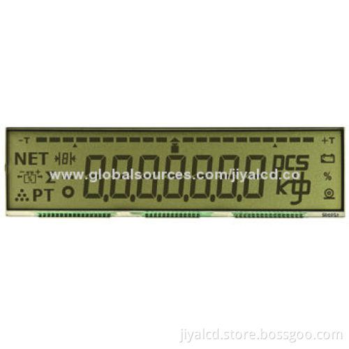Segment LCD Panel, Meters and Instrument, Industry Instrument Display, TN, Positive, Transflective